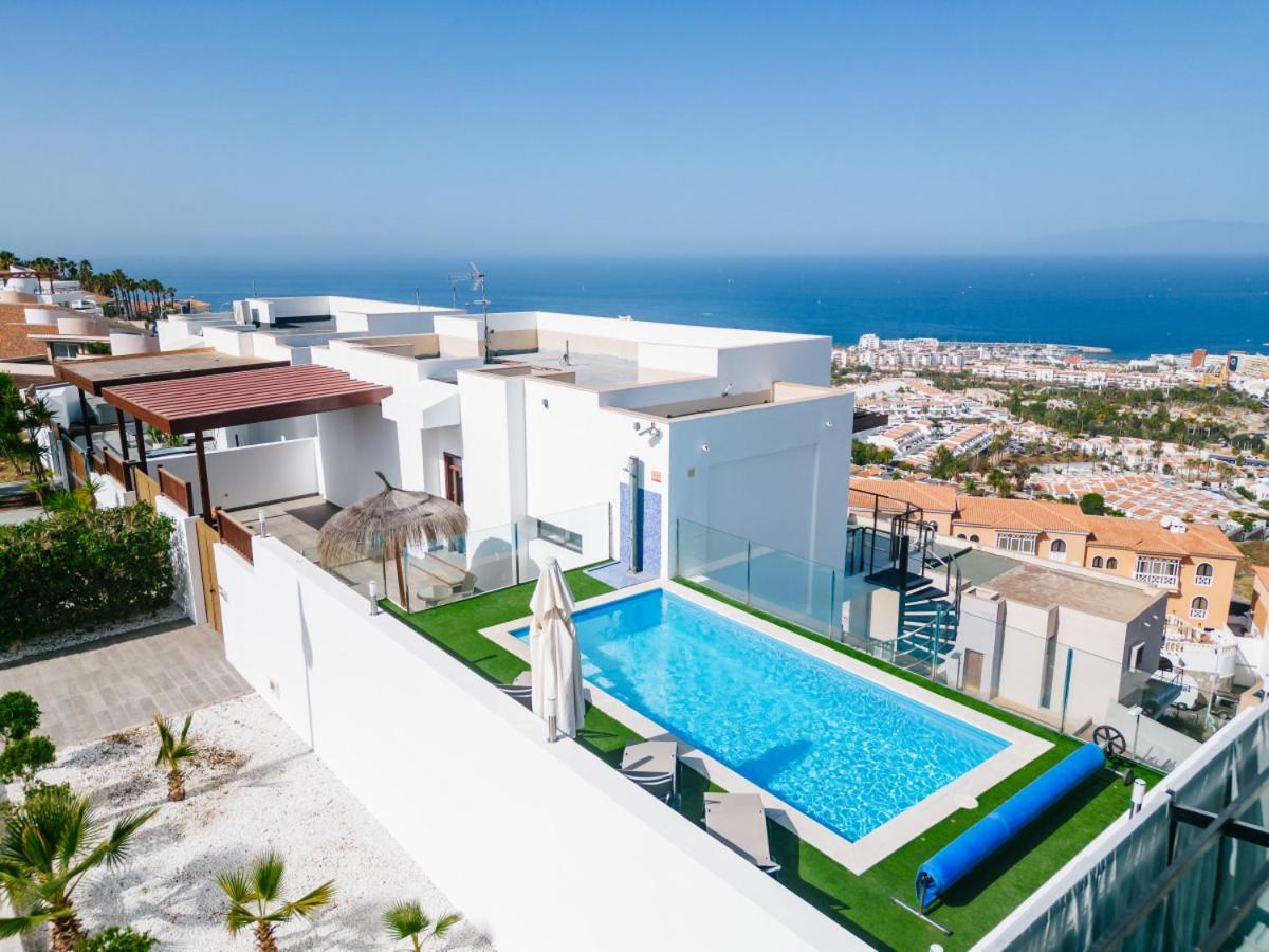 Sunset White Villa - Ocean View, Jakuzzi, Heated Pool, Air-Conditioning, Grill Playa de las Americas  Zewnętrze zdjęcie