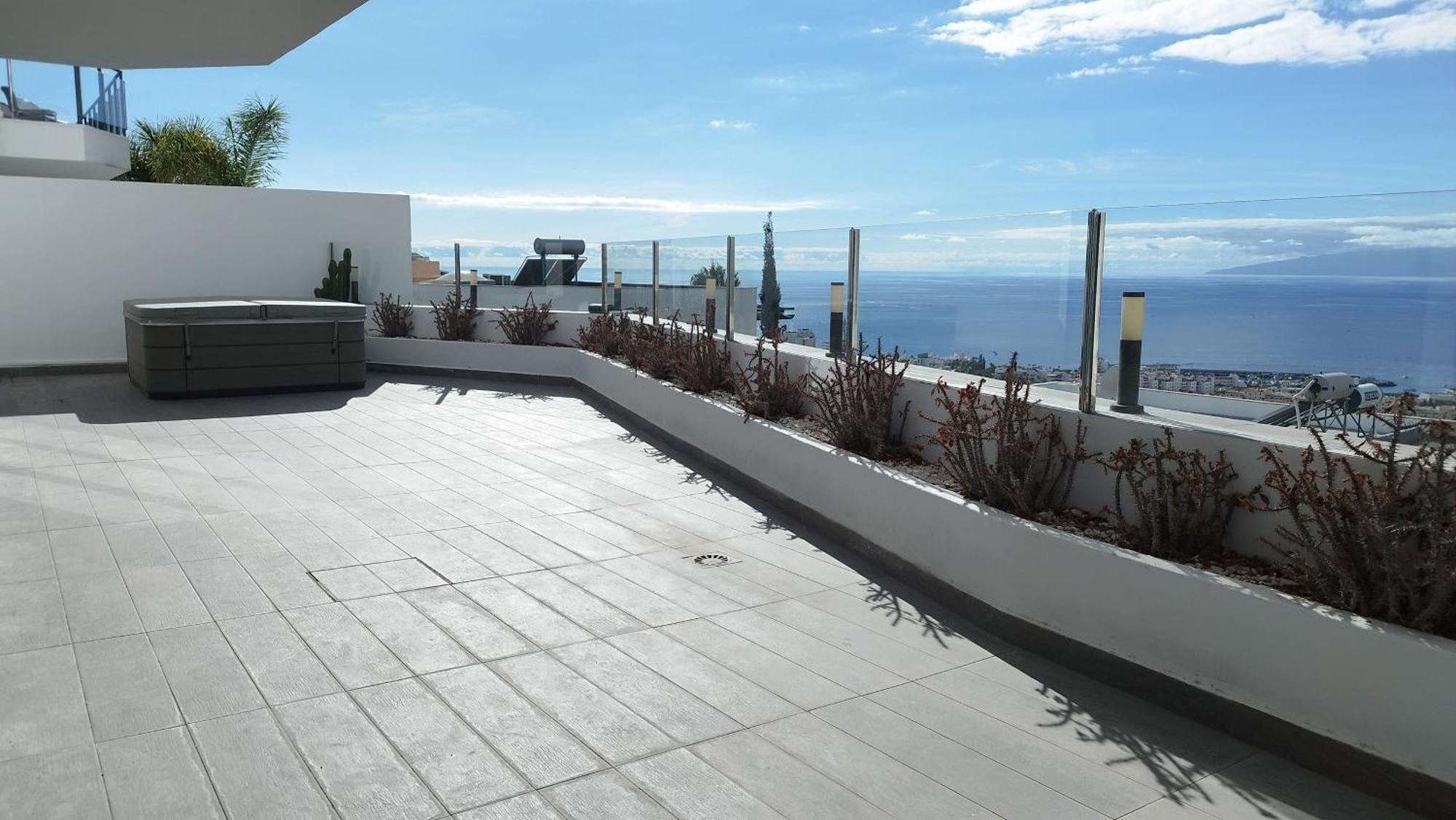 Sunset White Villa - Ocean View, Jakuzzi, Heated Pool, Air-Conditioning, Grill Playa de las Americas  Zewnętrze zdjęcie